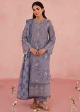 Floral Charm By Afrozeh Embroidered Lawn 3 Piece Unstitched Suit AF24FC D-09 COLUMBINE