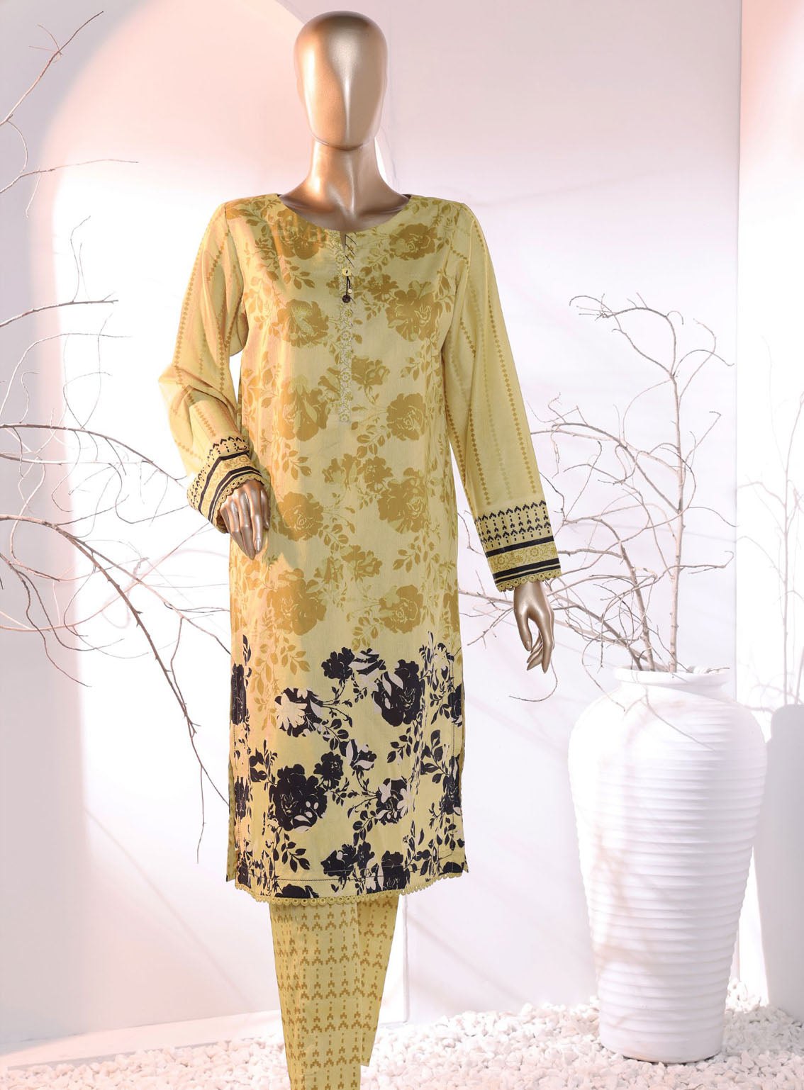 Floral Vibes By HZ Textile Co-Ords Printed Lawn 2 Piece Unstitched Suit HZU24FVPL FVC-1011 Floral Vibes By HZ Textile Co-Ords Printed Lawn 2 Piece Unstitched Suit HZU24FVPL FVC-1011