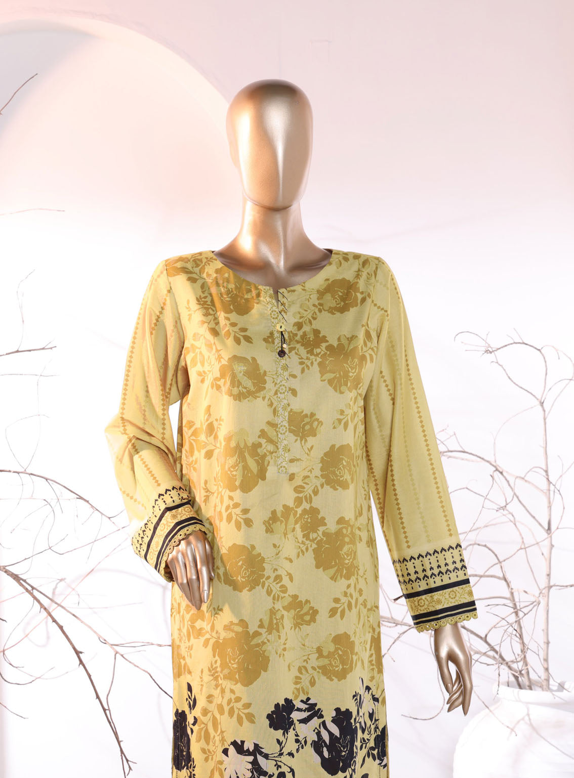 Floral Vibes By HZ Textile Co-Ords Printed Lawn 2 Piece Unstitched Suit HZU24FVPL FVC-1011 Floral Vibes By HZ Textile Co-Ords Printed Lawn 2 Piece Unstitched Suit HZU24FVPL FVC-1011