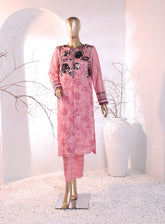 Floral Vibes By HZ Textile Co-Ords Printed Lawn 2 Piece Unstitched Suit HZU24FVPL FVC-1012