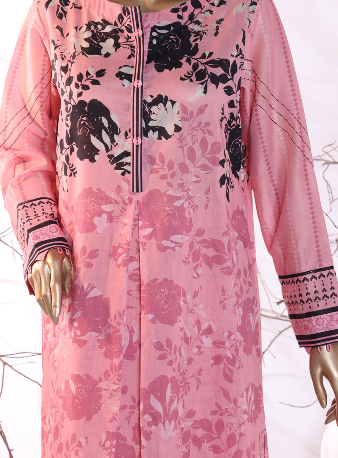 Floral Vibes By HZ Textile Co-Ords Printed Lawn 2 Piece Unstitched Suit HZU24FVPL FVC-1012 Floral Vibes By HZ Textile Co-Ords Printed Lawn 2 Piece Unstitched Suit HZU24FVPL FVC-1012