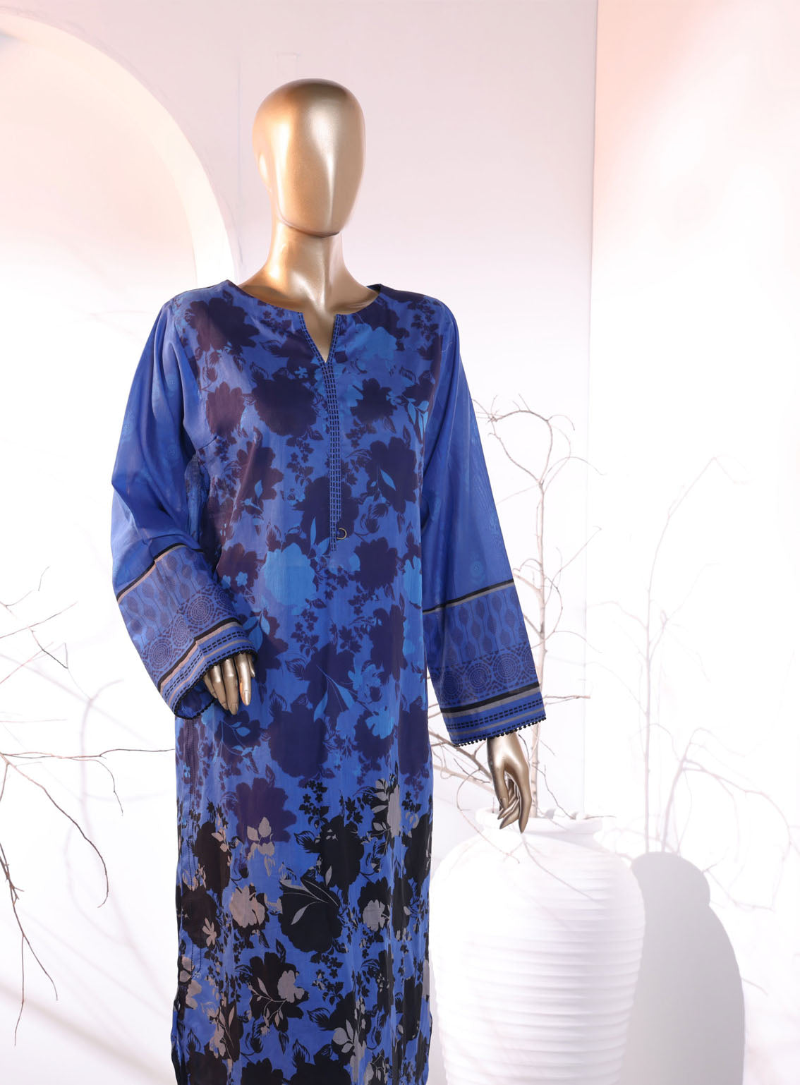 Floral Vibes By HZ Textile Co-Ords Printed Lawn 2 Piece Unstitched Suit HZU24FVPL FVC-1013 Floral Vibes By HZ Textile Co-Ords Printed Lawn 2 Piece Unstitched Suit HZU24FVPL FVC-1013