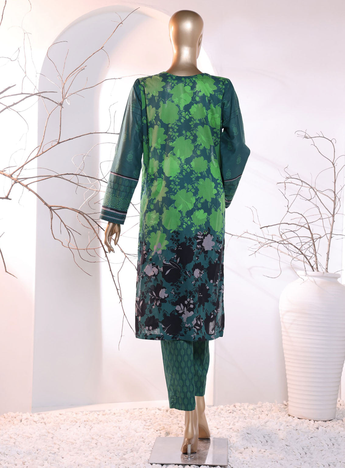 Floral Vibes By HZ Textile Co-Ords Printed Lawn 2 Piece Unstitched Suit HZU24FVPL FVC-1014 Floral Vibes By HZ Textile Co-Ords Printed Lawn 2 Piece Unstitched Suit HZU24FVPL FVC-1014