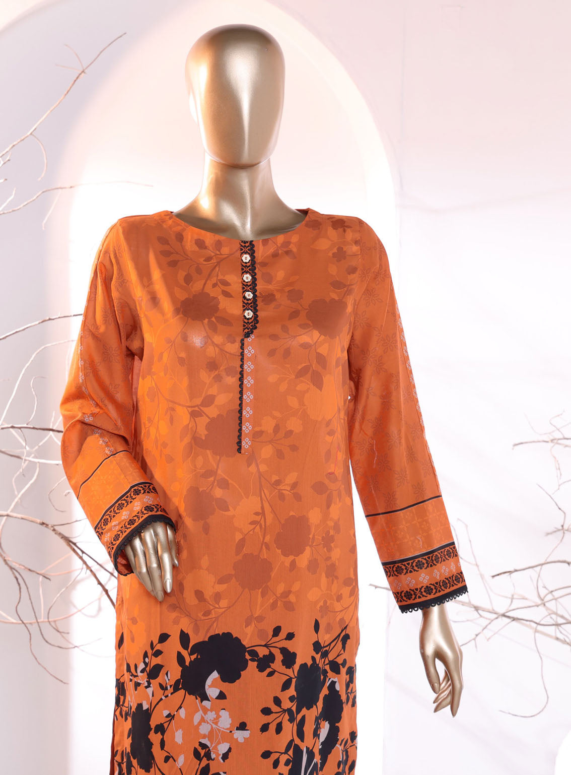 Floral Vibes By HZ Textile Co-Ords Printed Lawn 2 Piece Unstitched Suit HZU24FVPL FVC-1016 Floral Vibes By HZ Textile Co-Ords Printed Lawn 2 Piece Unstitched Suit HZU24FVPL FVC-1016