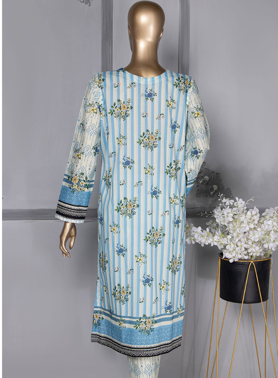 Floral Vibes By HZ Textile Co-Ords Printed Lawn 2 Piece Unstitched Suit HZU24FVV3 FVC-1001 Floral Vibes By HZ Textile Co-Ords Printed Lawn 2 Piece Unstitched Suit HZU24FVV3 FVC-1001