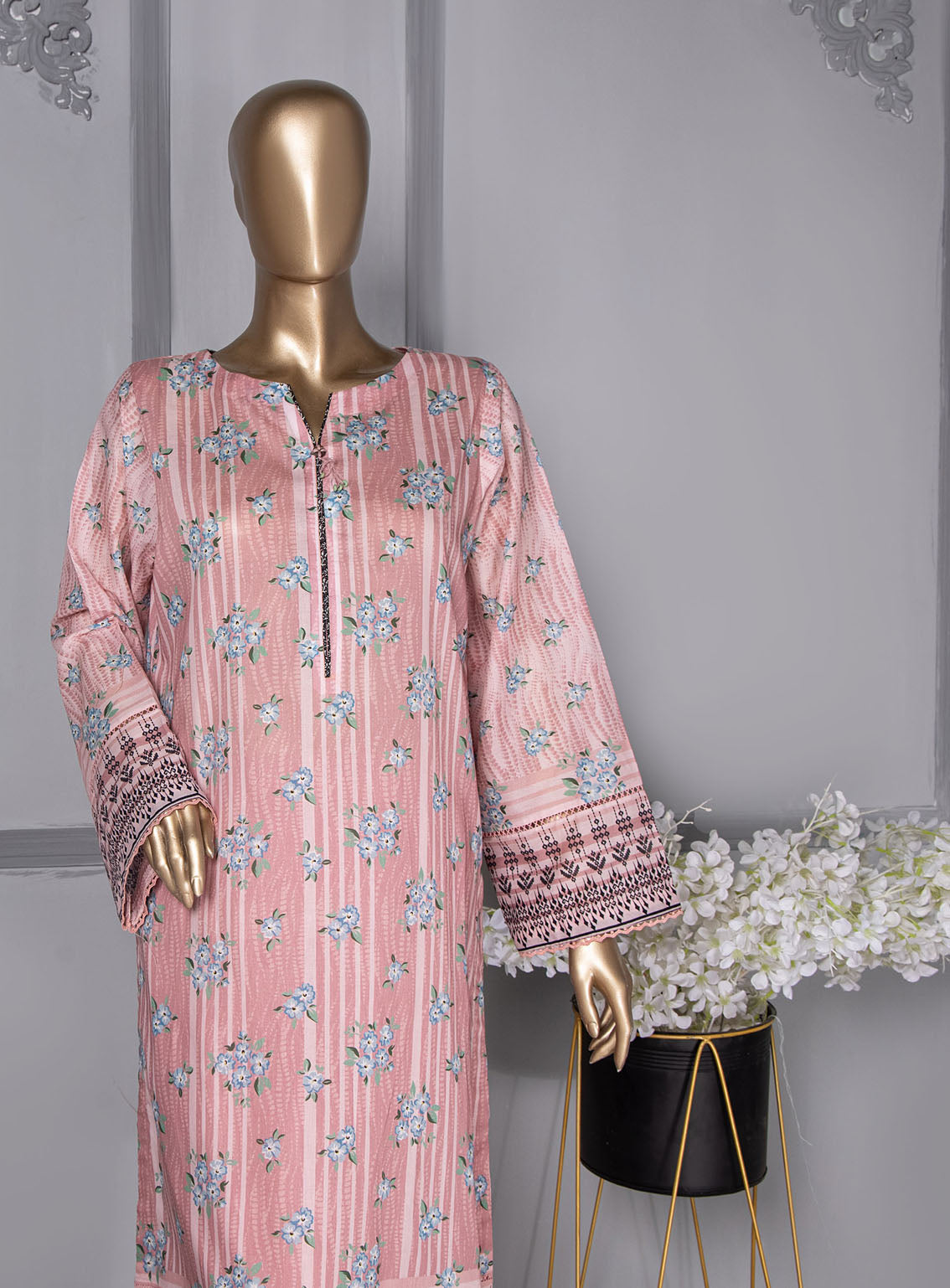 Floral Vibes By HZ Textile Co-Ords Printed Lawn 2 Piece Unstitched Suit HZU24FVV3 FVC-1004 Floral Vibes By HZ Textile Co-Ords Printed Lawn 2 Piece Unstitched Suit HZU24FVV3 FVC-1004