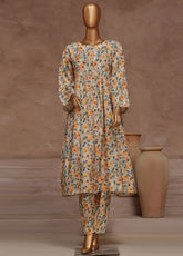 Florence By HZ Textile Printed Raw Silk 2 Piece Stitched Suit HZ24FPRSF PRF-107 MULTI