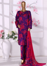 Florence Wintry By HZ Textiles Printed Linen 3 Piece Stitched Suit HZ25FW D-LNP-2510