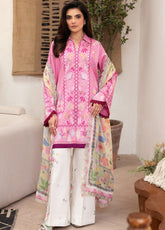 Florent Digital Printed Lawn 3 Piece Unstitched Suit FL25LP D-6B