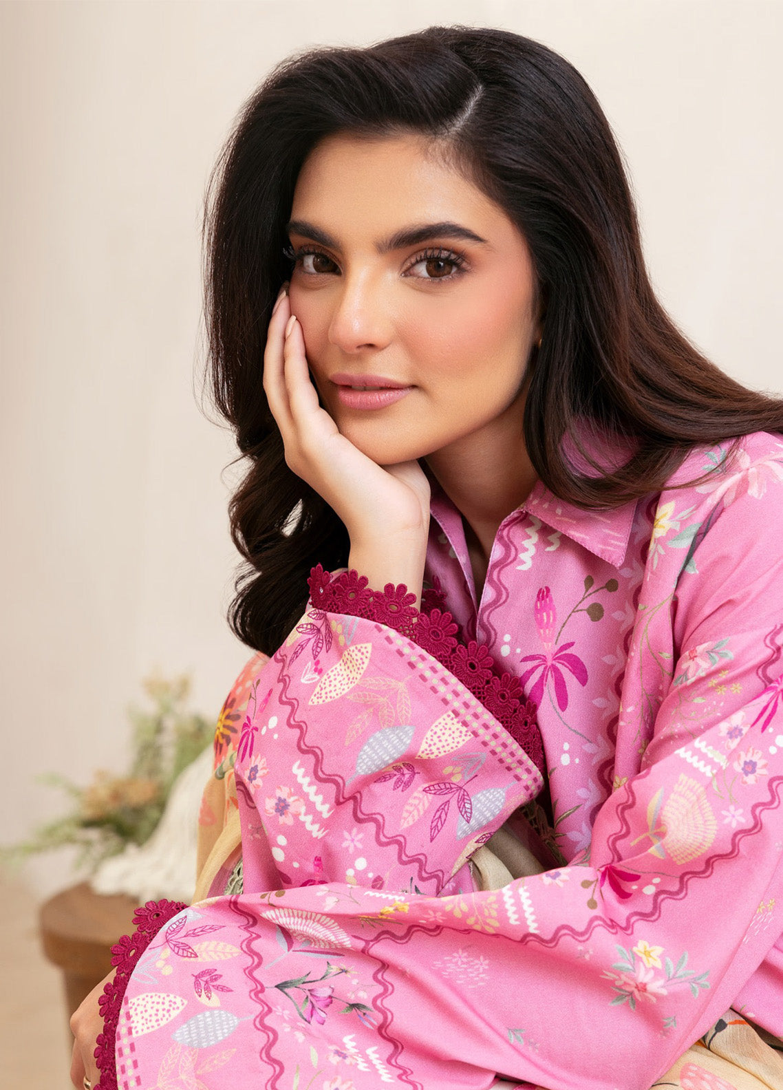 Florent Digital Printed Lawn 3 Piece Unstitched Suit FL25LP D-6B Florent Digital Printed Lawn 3 Piece Unstitched Suit FL25LP D-6B