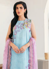 Florent Digital Printed Lawn 3 Piece Unstitched Suit FL25LP D-9