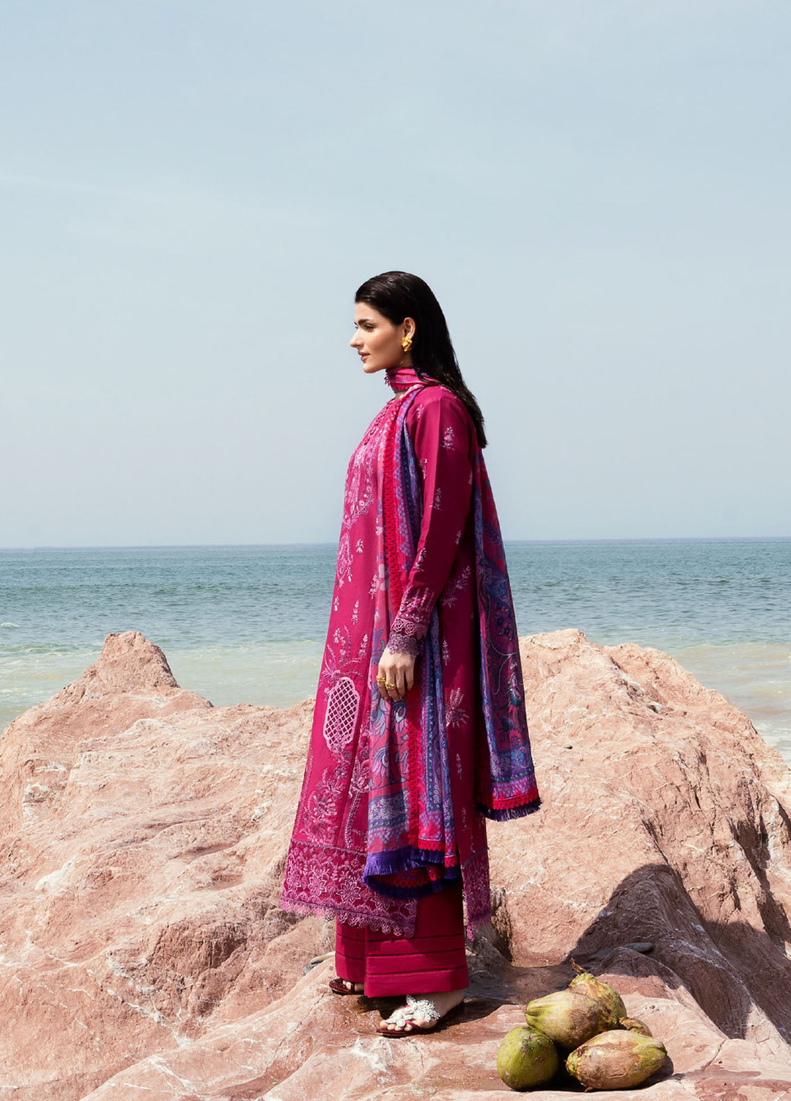 Florent Eid Edit Embroidered Lawn 3 Piece Unstitched Suit FL24EEL D-2A Florent Eid Edit Embroidered Lawn 3 Piece Unstitched Suit FL24EEL D-2A