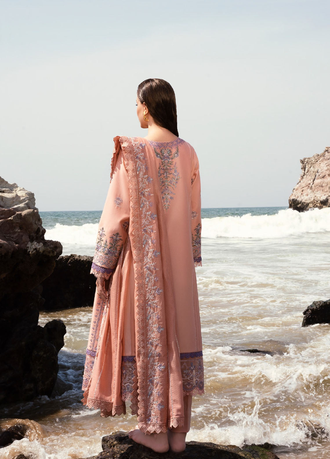 Florent Eid Edit Embroidered Lawn 3 Piece Unstitched Suit FL24EEL D-4A Florent Eid Edit Embroidered Lawn 3 Piece Unstitched Suit FL24EEL D-4A