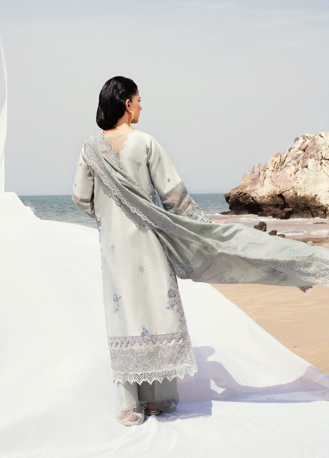 Florent Eid Edit Embroidered Lawn 3 Piece Unstitched Suit FL24EEL D-6A Florent Eid Edit Embroidered Lawn 3 Piece Unstitched Suit FL24EEL D-6A