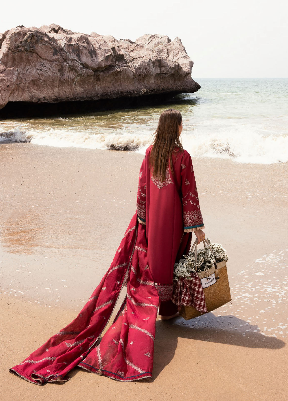 Florent Eid Edit Embroidered Lawn 3 Piece Unstitched Suit FL24EEL D-7B Florent Eid Edit Embroidered Lawn 3 Piece Unstitched Suit FL24EEL D-7B