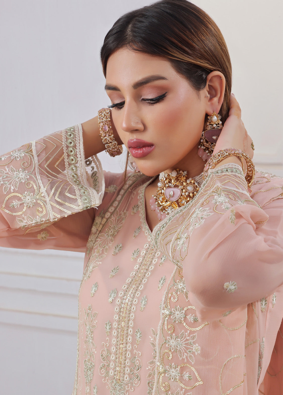 Florum By Soghat Creation Embroidered Chiffon 3 Piece Stitched Suit SC25FLC D-03 Florum By Soghat Creation Embroidered Chiffon 3 Piece Stitched Suit SC25FLC D-03