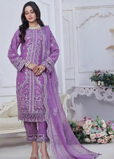 Florum By Soghat Creation Embroidered Chiffon 3 Piece Stitched Suit SC25FLC D-04