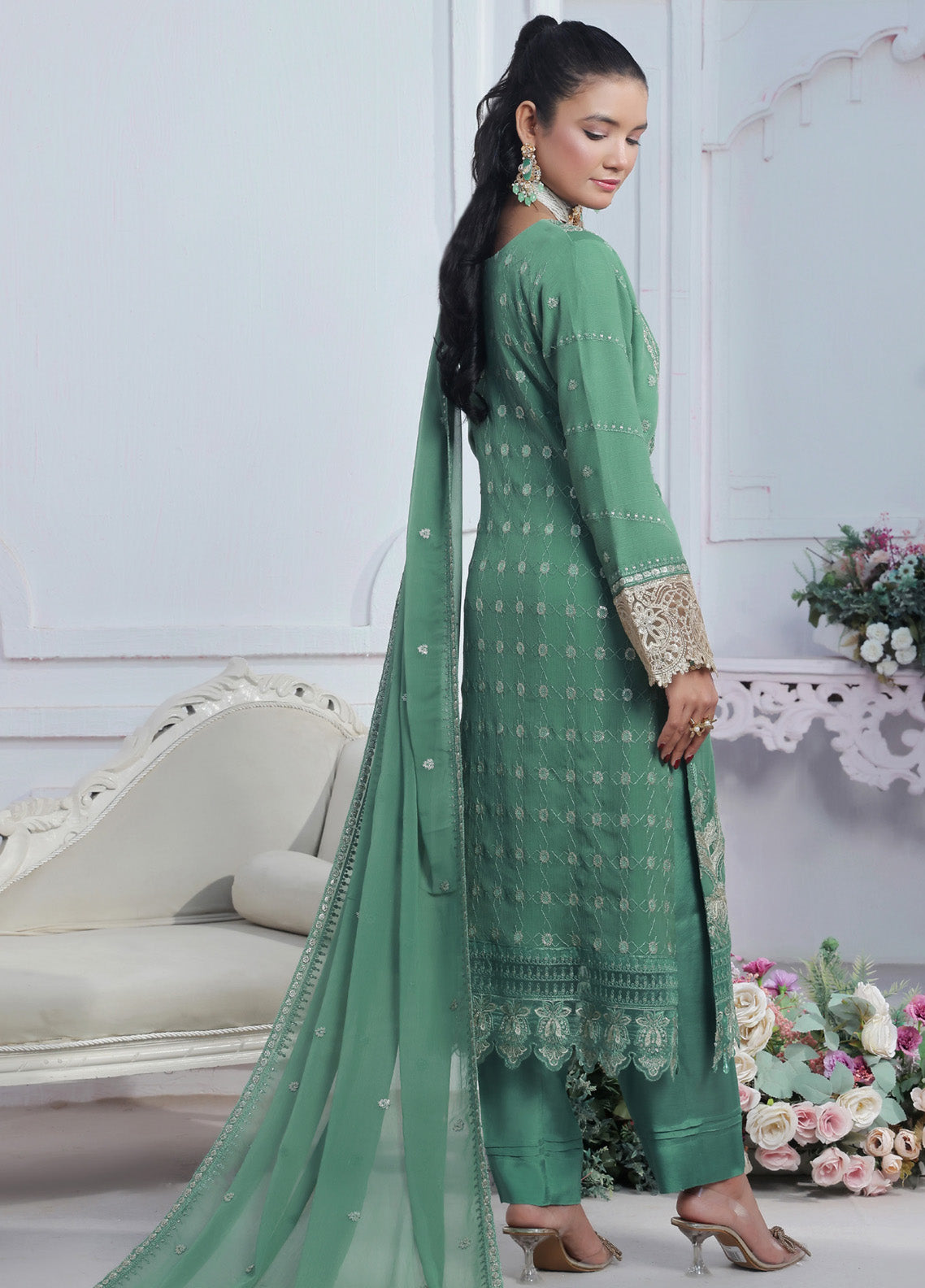 Florum By Soghat Creation Embroidered Chiffon 3 Piece Stitched Suit SC25FLC D-05 Florum By Soghat Creation Embroidered Chiffon 3 Piece Stitched Suit SC25FLC D-05