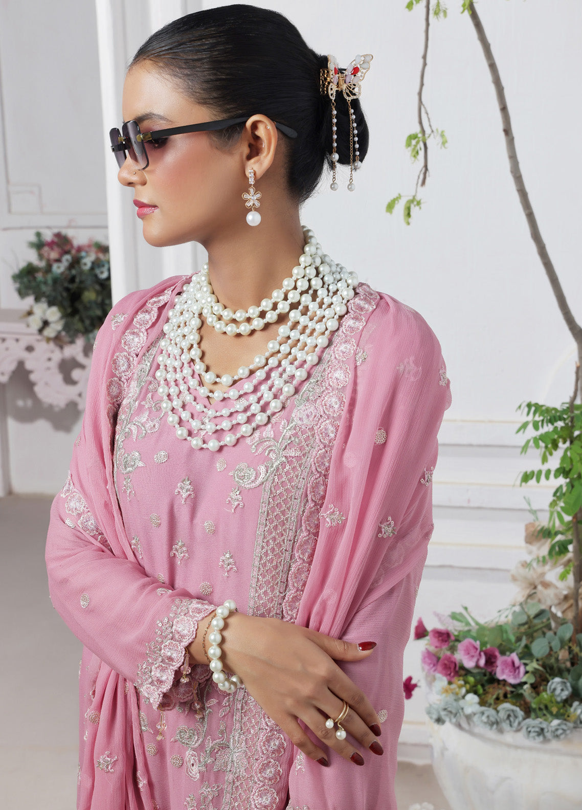 Florum By Soghat Creation Embroidered Chiffon 3 Piece Stitched Suit SC25FLC D-08 Florum By Soghat Creation Embroidered Chiffon 3 Piece Stitched Suit SC25FLC D-08