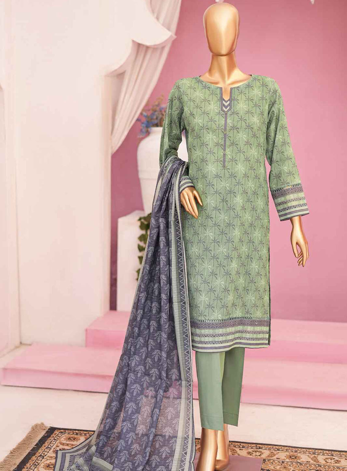 Gardenia By HZ Textile Digital Printed Lawn 3 Piece Stitched Suit HZ24G PSL421 Gardenia By HZ Textile Digital Printed Lawn 3 Piece Stitched Suit HZ24G PSL421