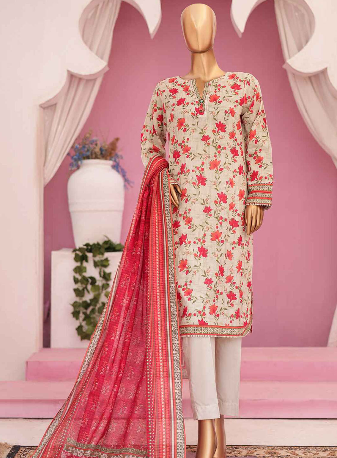 Gardenia By HZ Textile Digital Printed Lawn 3 Piece Stitched Suit HZ24G PSL426 Gardenia By HZ Textile Digital Printed Lawn 3 Piece Stitched Suit HZ24G PSL426