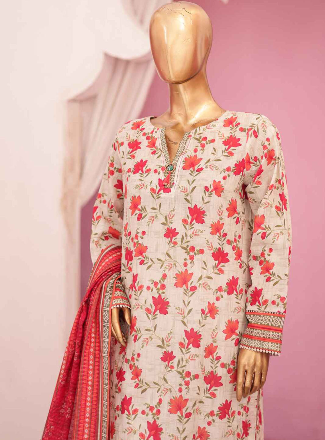 Gardenia By HZ Textile Digital Printed Lawn 3 Piece Stitched Suit HZ24G PSL426 Gardenia By HZ Textile Digital Printed Lawn 3 Piece Stitched Suit HZ24G PSL426