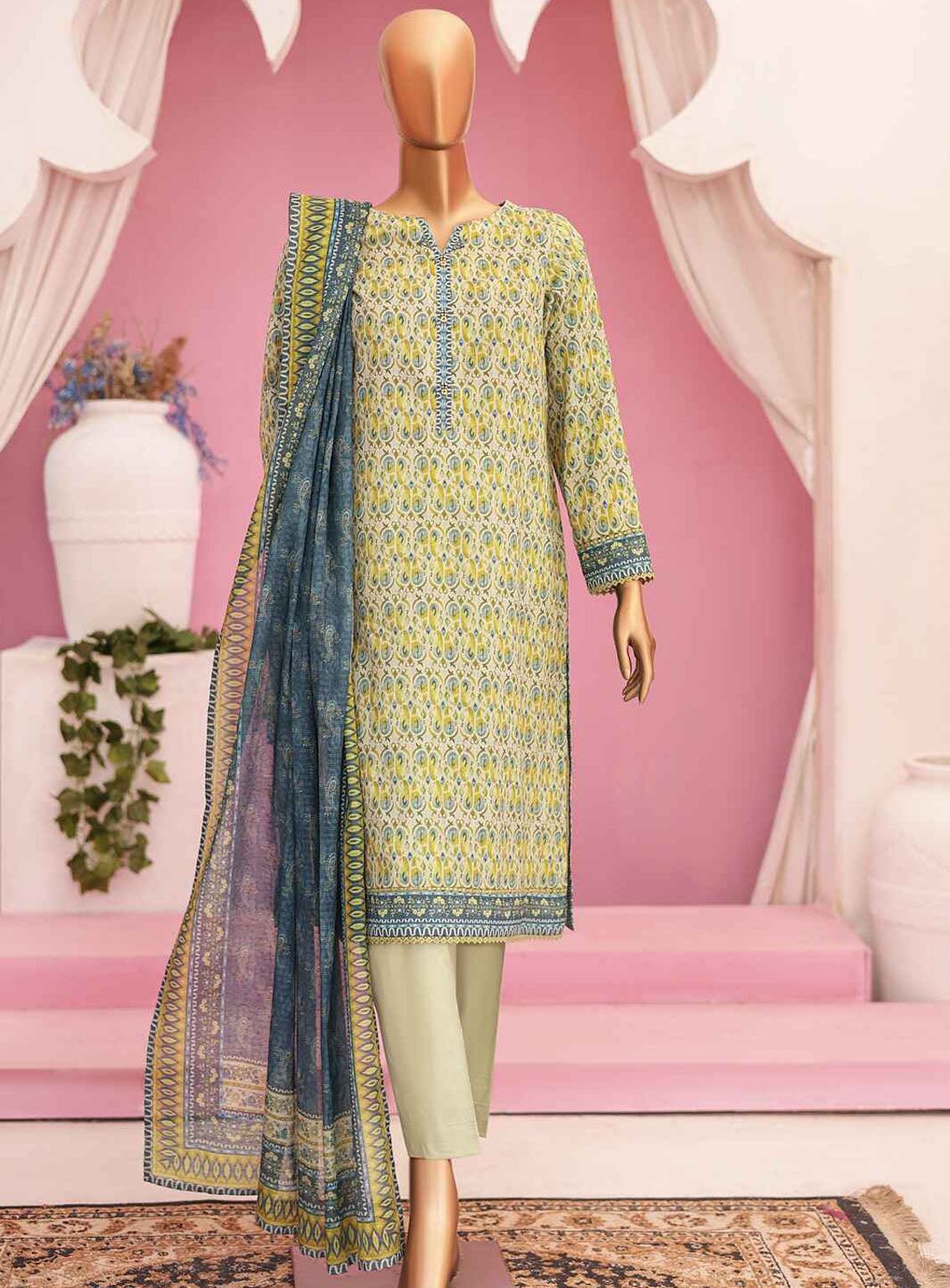 Gardenia By HZ Textile Digital Printed Lawn 3 Piece Stitched Suit HZ24G PSL428 Gardenia By HZ Textile Digital Printed Lawn 3 Piece Stitched Suit HZ24G PSL428