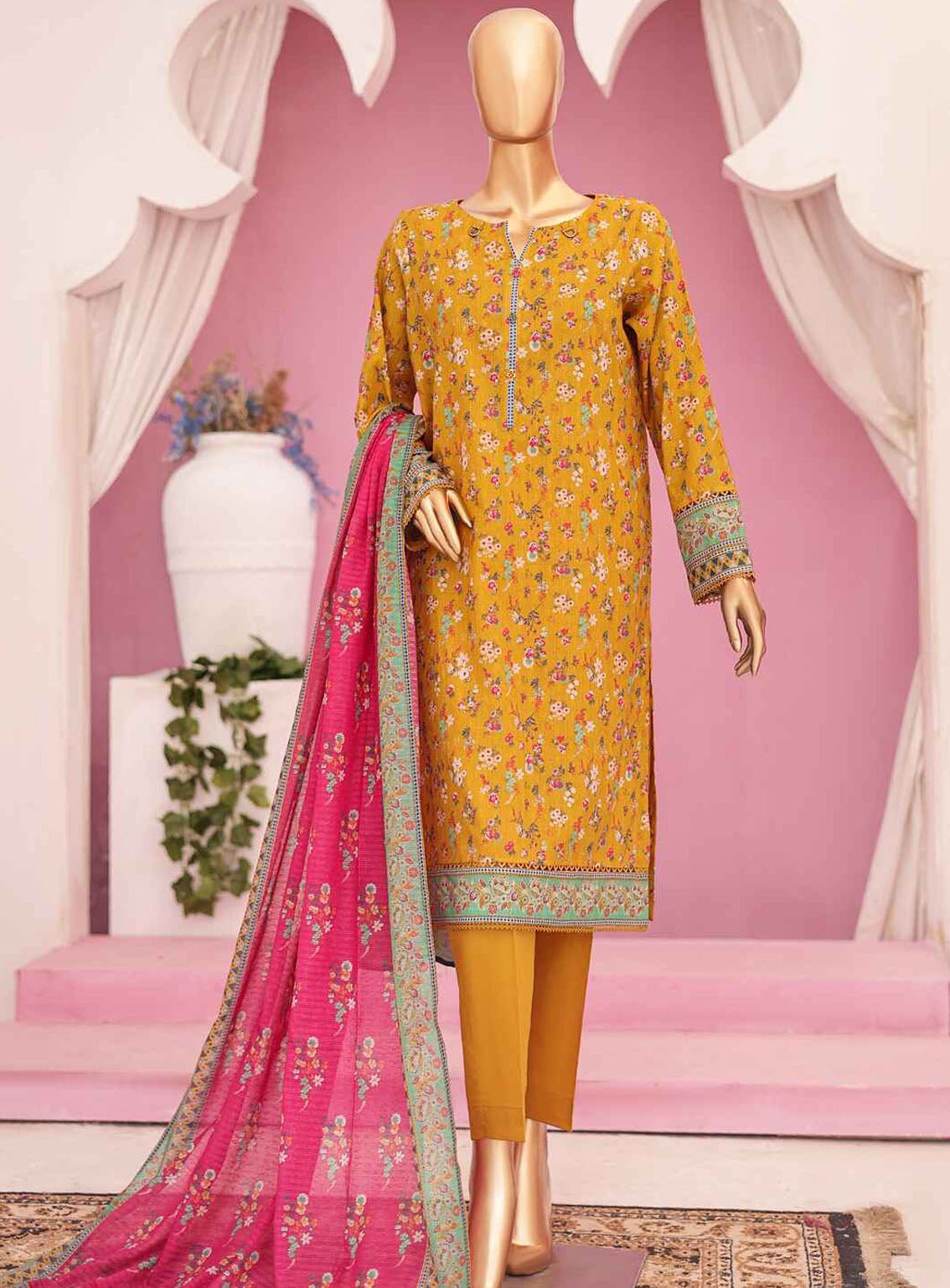 Gardenia By HZ Textile Digital Printed Lawn 3 Piece Stitched Suit HZ24G PSL429 Gardenia By HZ Textile Digital Printed Lawn 3 Piece Stitched Suit HZ24G PSL429