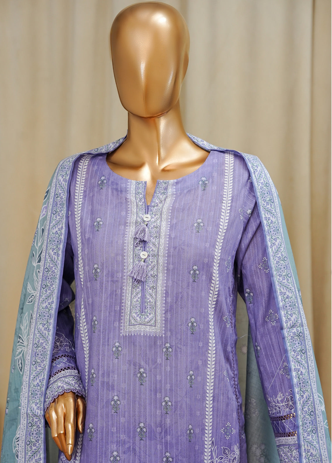 Gardenia By HZ Textile Printed Lawn 3 Piece Stitched Suit HZ24G PDL-710 Gardenia By HZ Textile Printed Lawn 3 Piece Stitched Suit HZ24G PDL-710