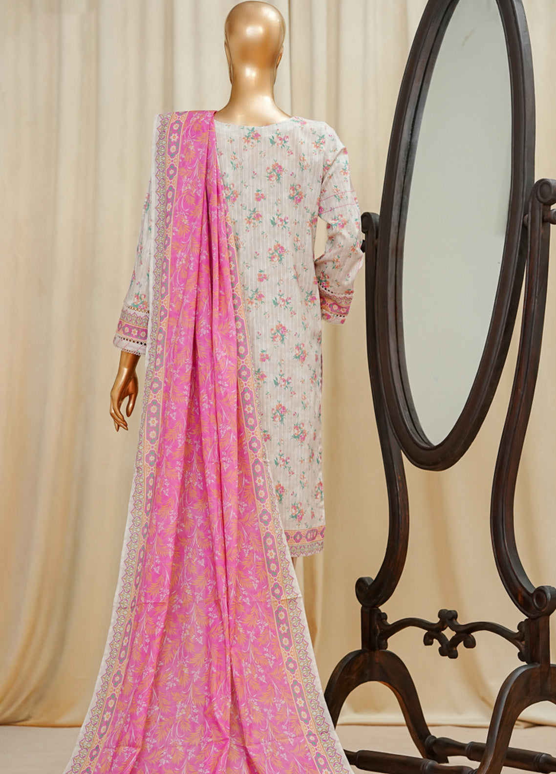 Gardenia By HZ Textile Printed Lawn 3 Piece Stitched Suit HZ24G PDL-712-LB Gardenia By HZ Textile Printed Lawn 3 Piece Stitched Suit HZ24G PDL-712-LB