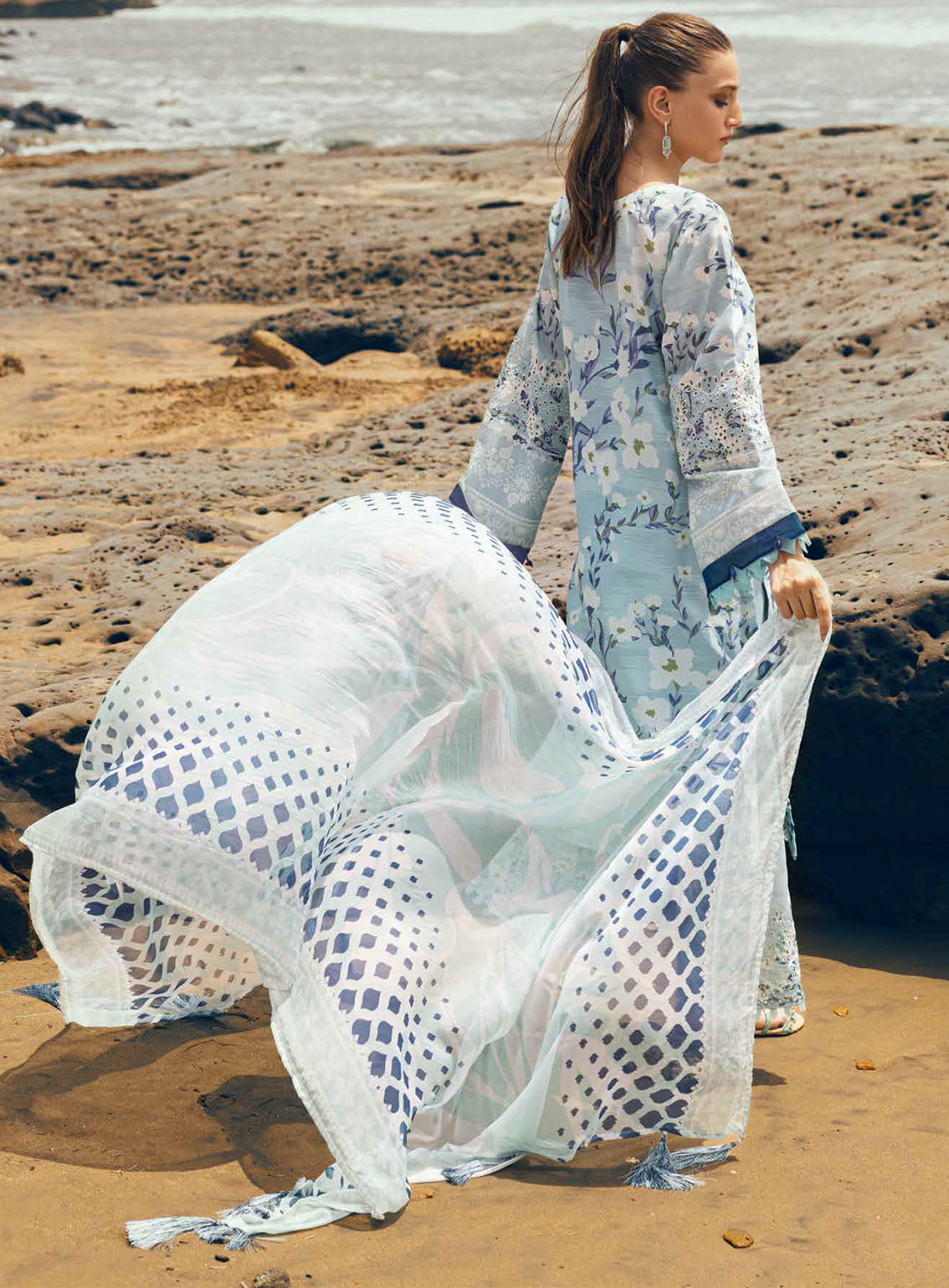 Gardenia By Nureh Chikankari Lawn 3 Piece Unstitched Suit NU24GC NSG-151 Gardenia By Nureh Chikankari Lawn 3 Piece Unstitched Suit NU24GC NSG-151