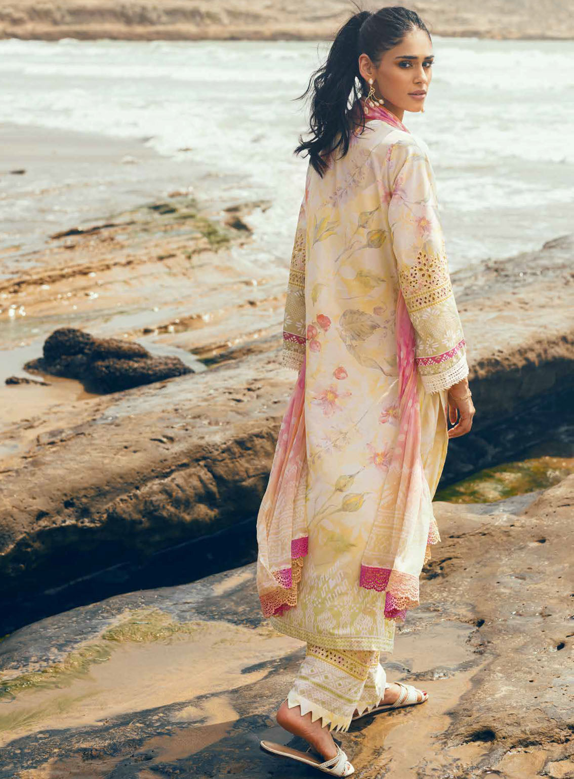 Gardenia By Nureh Chikankari Lawn 3 Piece Unstitched Suit NU24GC NSG-153 Gardenia By Nureh Chikankari Lawn 3 Piece Unstitched Suit NU24GC NSG-153