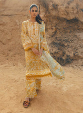 Gardenia By Nureh Chikankari Lawn 3 Piece Unstitched Suit NU24GC NSG-157