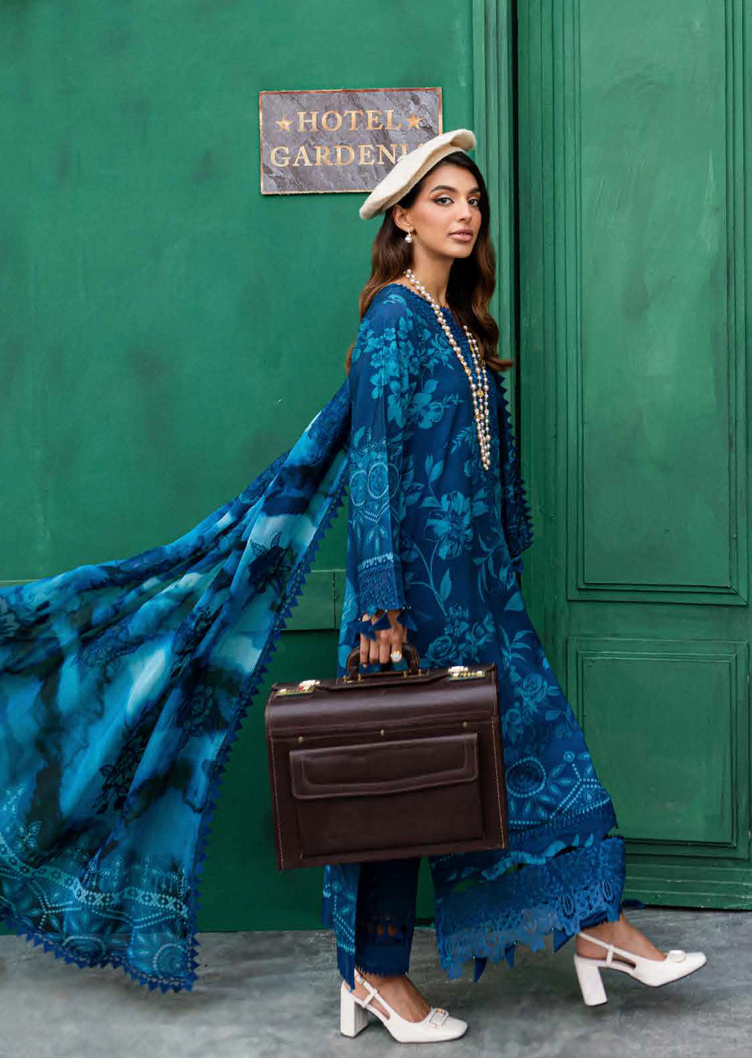 Gardenia By Nureh Embroidered Slub Linen 3 Piece Unstitched Suit NU24GL NSG-161 Gardenia By Nureh Embroidered Slub Linen 3 Piece Unstitched Suit NU24GL NSG-161