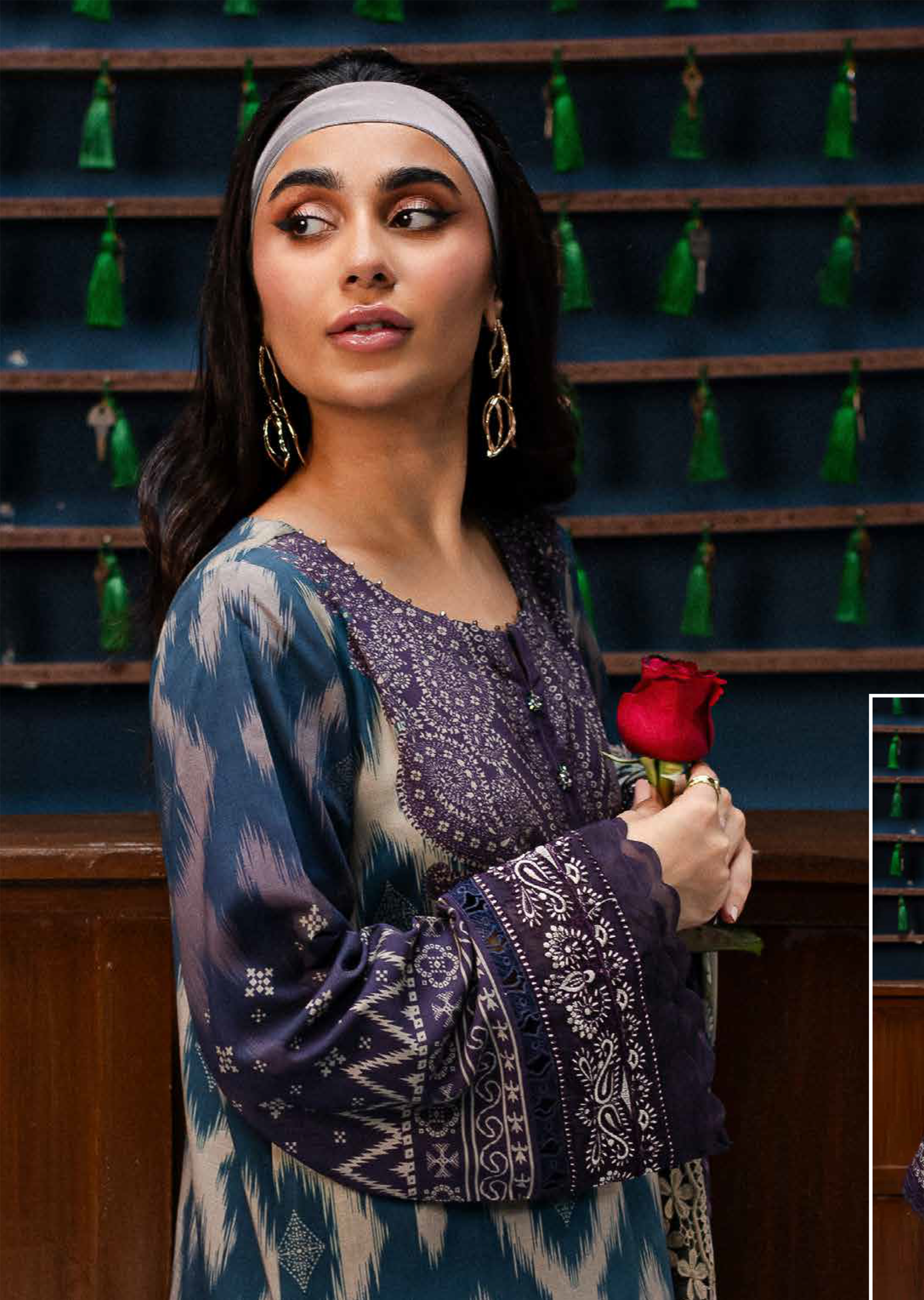 Gardenia By Nureh Embroidered Slub Linen 3 Piece Unstitched Suit NU24GL NSG-164 Gardenia By Nureh Embroidered Slub Linen 3 Piece Unstitched Suit NU24GL NSG-164