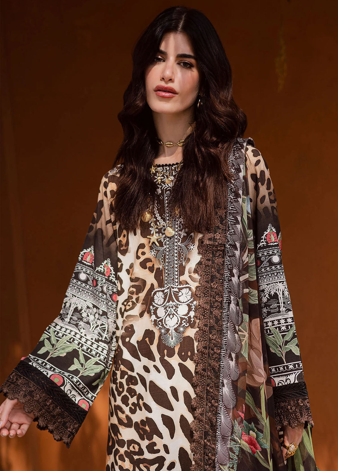 Gardenia By Nureh Embroidered Viscose Slub Linen 3 Piece Unstitched Suit NU25GVSL D-NEW-85 Gardenia By Nureh Embroidered Viscose Slub Linen 3 Piece Unstitched Suit NU25GVSL D-NEW-85