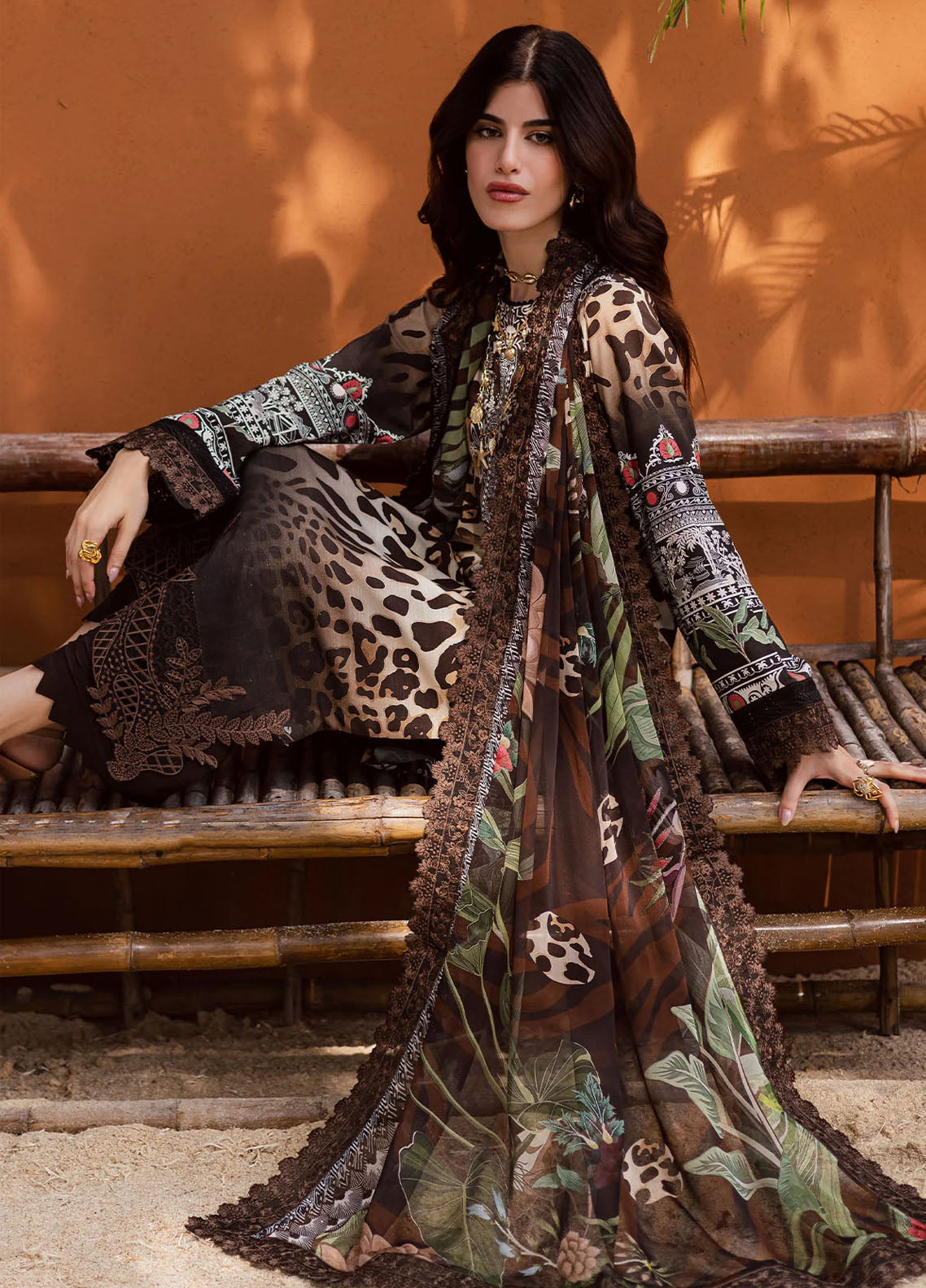 Gardenia By Nureh Embroidered Viscose Slub Linen 3 Piece Unstitched Suit NU25GVSL D-NEW-85 Gardenia By Nureh Embroidered Viscose Slub Linen 3 Piece Unstitched Suit NU25GVSL D-NEW-85