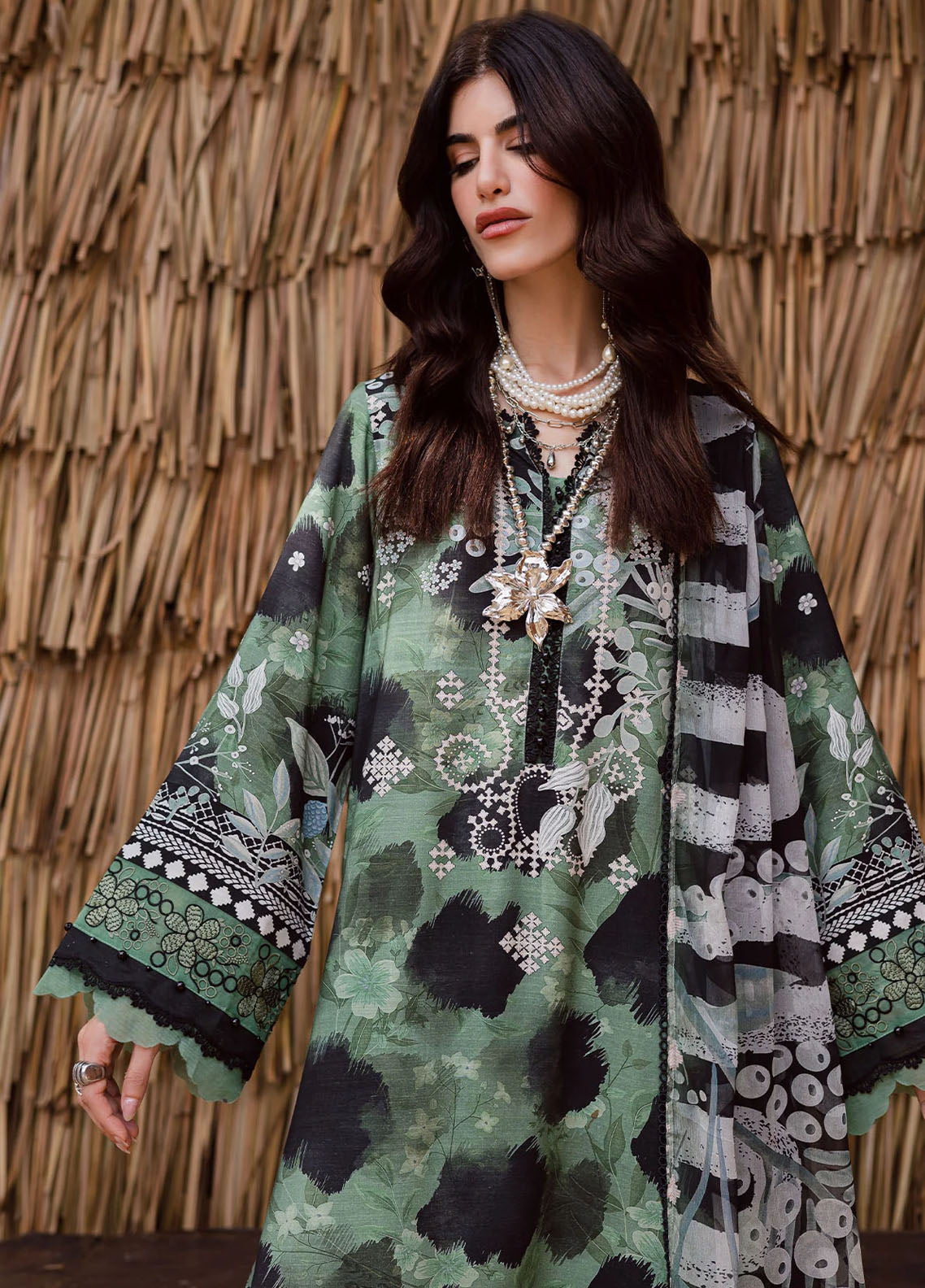 Gardenia By Nureh Embroidered Viscose Slub Linen 3 Piece Unstitched Suit NU25GVSL D-NEW-86 Gardenia By Nureh Embroidered Viscose Slub Linen 3 Piece Unstitched Suit NU25GVSL D-NEW-86