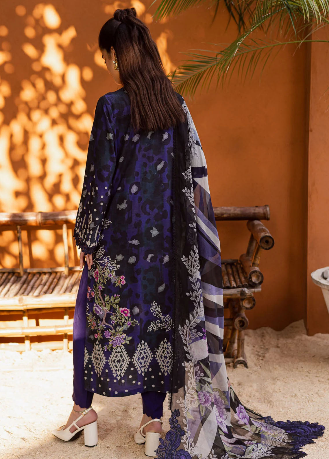 Gardenia By Nureh Embroidered Viscose Slub Linen 3 Piece Unstitched Suit NU25GVSL D-NEW-88 Gardenia By Nureh Embroidered Viscose Slub Linen 3 Piece Unstitched Suit NU25GVSL D-NEW-88