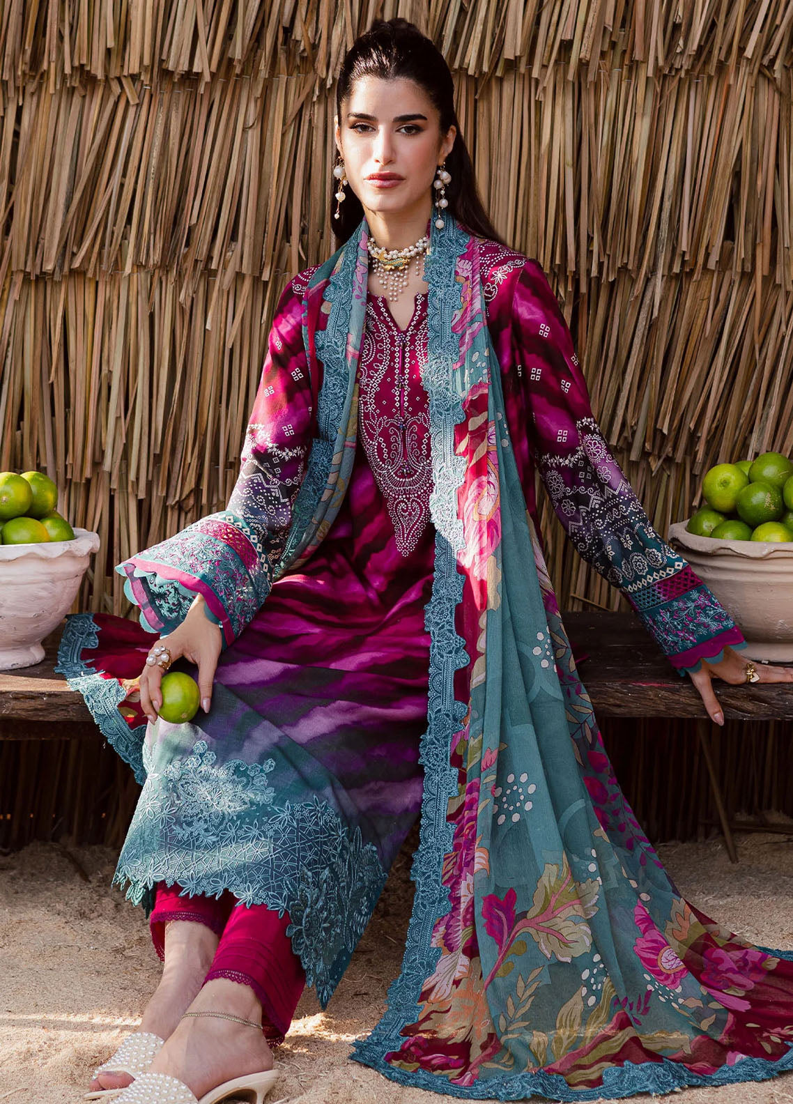 Gardenia By Nureh Embroidered Viscose Slub Linen 3 Piece Unstitched Suit NU25GVSL D-NEW-89 Gardenia By Nureh Embroidered Viscose Slub Linen 3 Piece Unstitched Suit NU25GVSL D-NEW-89