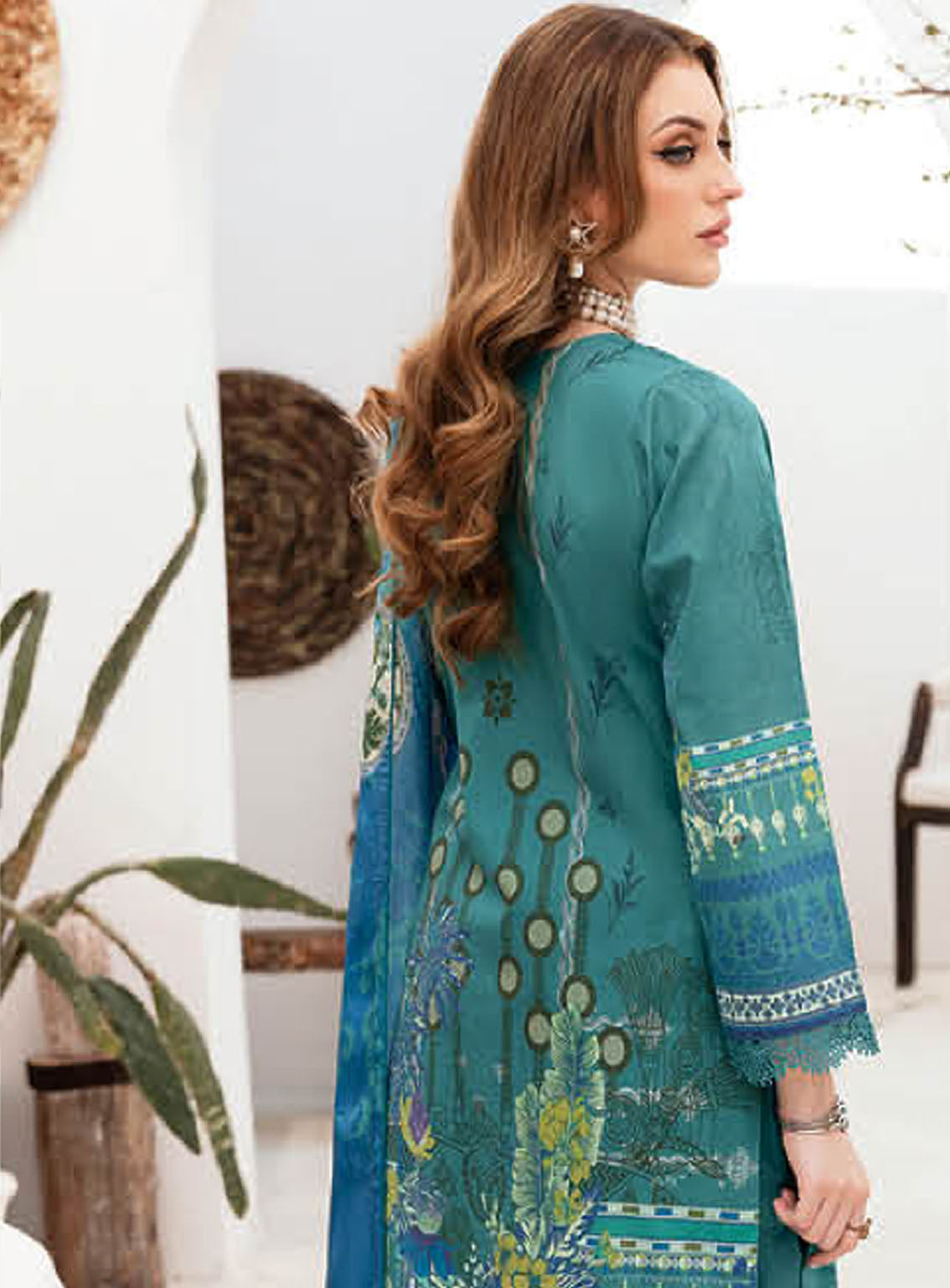 Ghazal By Ramsha Luxury Embroidered Lawn 3 Piece Unstitched Suit RM24LEL G-206 Ghazal By Ramsha Luxury Embroidered Lawn 3 Piece Unstitched Suit RM24LEL G-206
