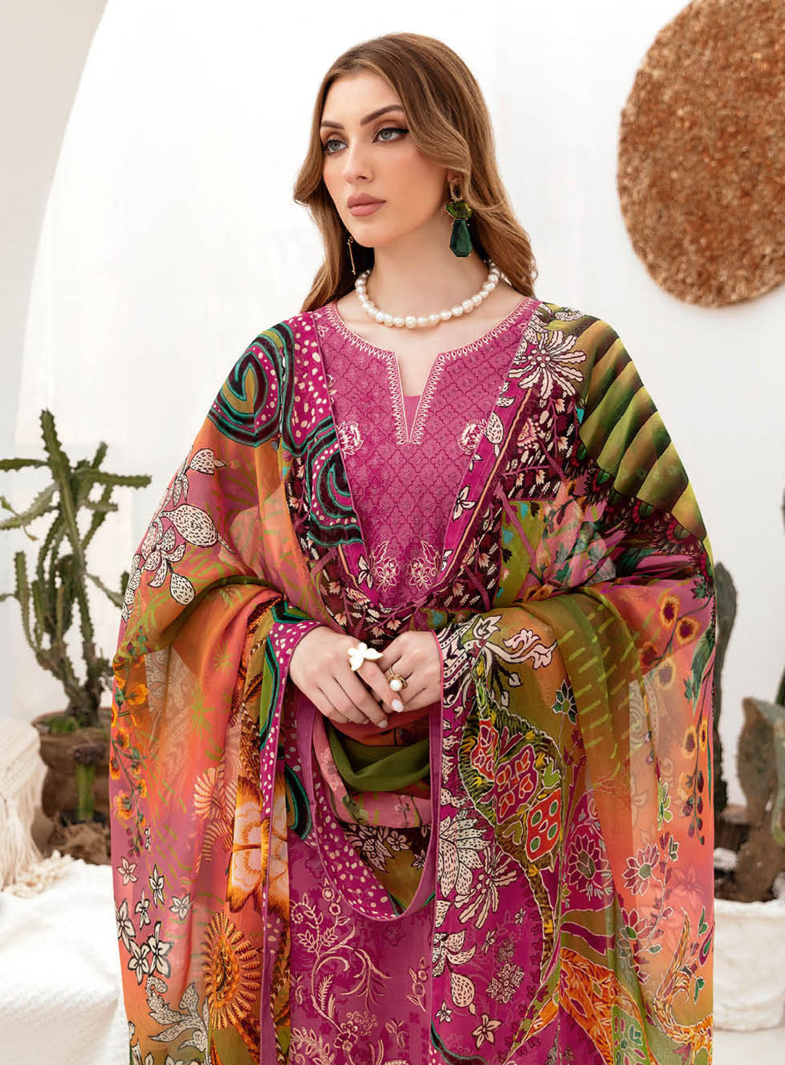 Ghazal By Ramsha Luxury Embroidered Lawn 3 Piece Unstitched Suit RM24LEL G-208 Ghazal By Ramsha Luxury Embroidered Lawn 3 Piece Unstitched Suit RM24LEL G-208