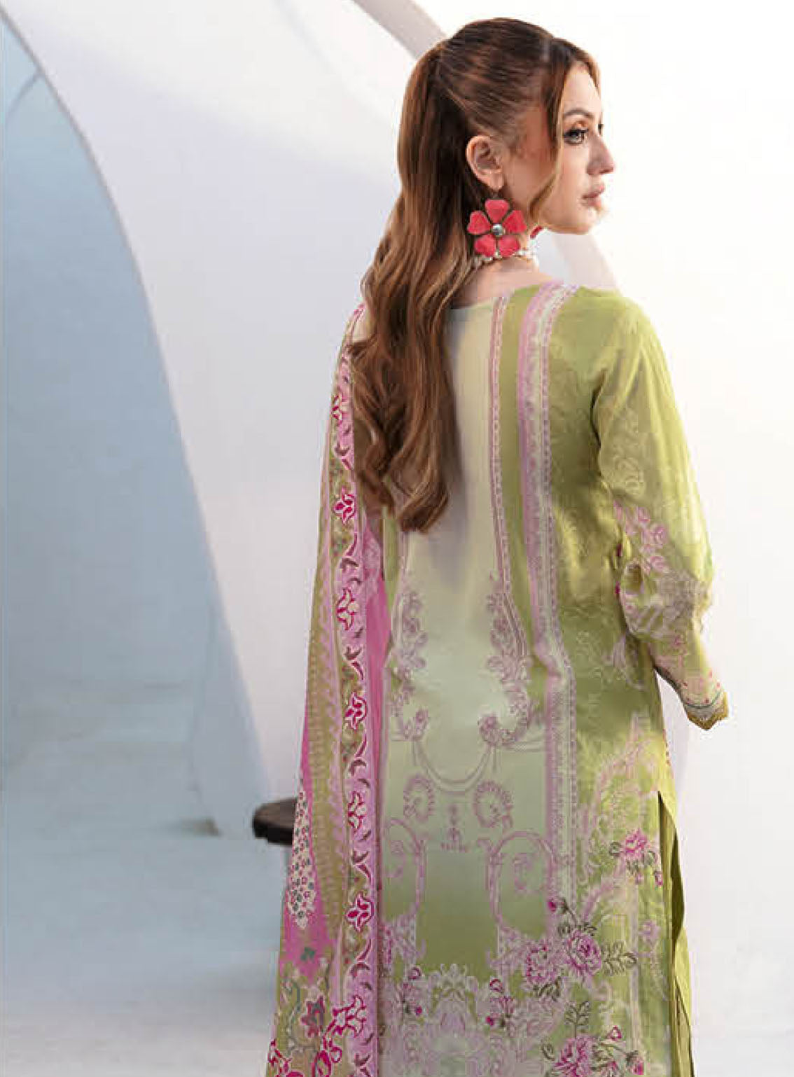 Ghazal By Ramsha Luxury Embroidered Lawn 3 Piece Unstitched Suit RM24LEL G-210 Ghazal By Ramsha Luxury Embroidered Lawn 3 Piece Unstitched Suit RM24LEL G-210