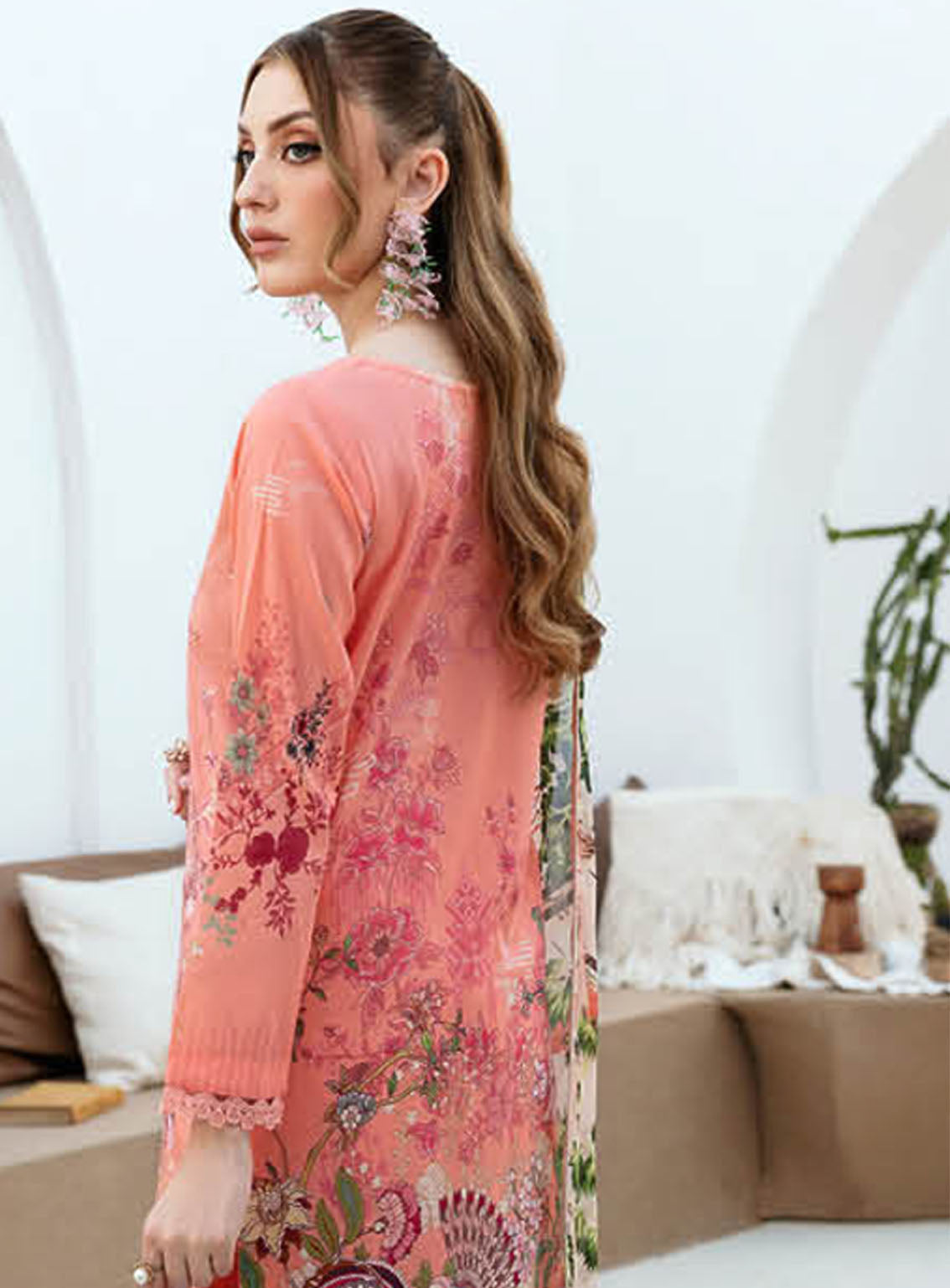 Ghazal By Ramsha Luxury Embroidered Lawn 3 Piece Unstitched Suit RM24LEL G-211 Ghazal By Ramsha Luxury Embroidered Lawn 3 Piece Unstitched Suit RM24LEL G-211