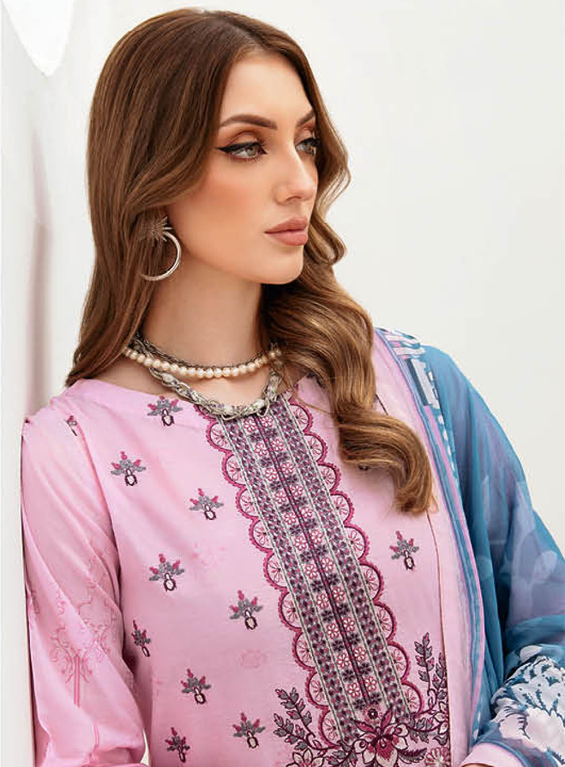 Ghazal By Ramsha Luxury Embroidered Lawn 3 Piece Unstitched Suit RM24LEL G-212 Ghazal By Ramsha Luxury Embroidered Lawn 3 Piece Unstitched Suit RM24LEL G-212