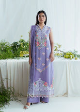 Giardino By Gul Ahmed Luxury Festive Embroidered Lawn 3 Piece Unstitched Suit GA26GLF D-FE-52042