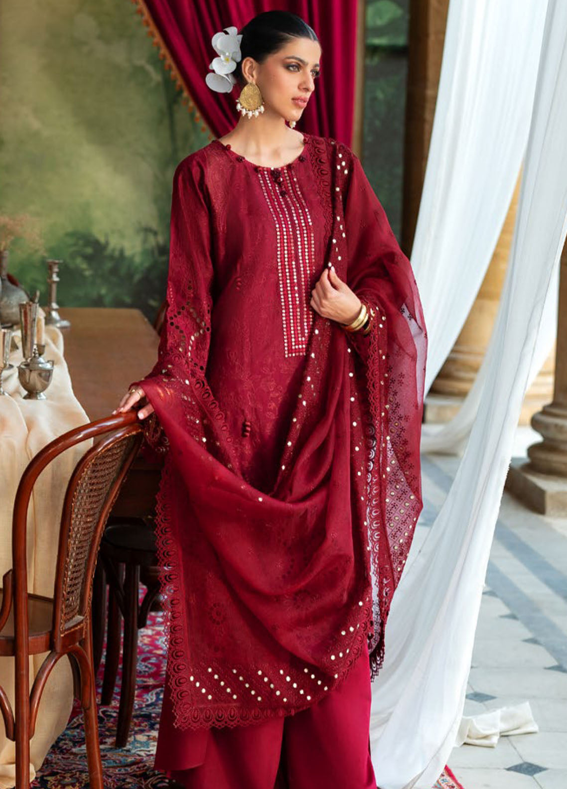 Gul Ahmed Festive Embroidered Lawn 3 Piece Unstitched Suit GA26F D-FE-52015 Gul Ahmed Festive Embroidered Lawn 3 Piece Unstitched Suit GA26F D-FE-52015