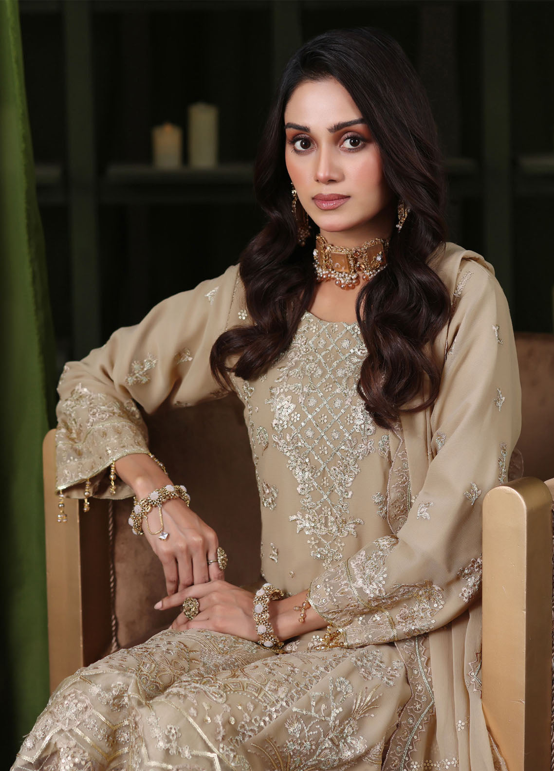 Gulaal By Soghat Creation Luxury Embroidered Chiffon 3 Piece Unstitched Suit SC25GLEC D-02 Gulaal By Soghat Creation Luxury Embroidered Chiffon 3 Piece Unstitched Suit SC25GLEC D-02