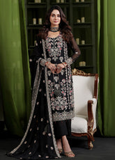 Gulaal By Soghat Creation Luxury Embroidered Chiffon 3 Piece Unstitched Suit SC25GLEC D-05