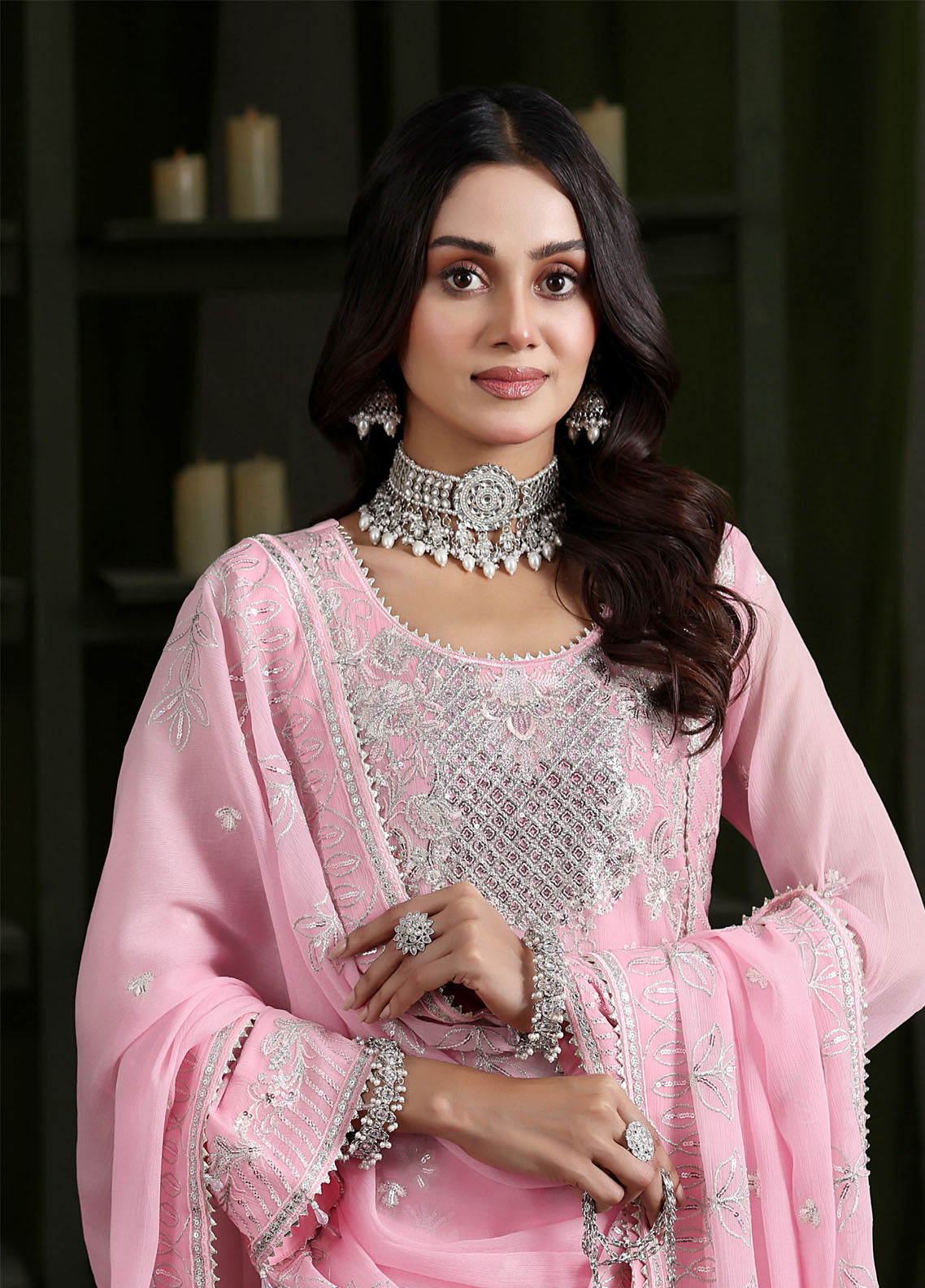Gulaal By Soghat Creation Luxury Embroidered Chiffon 3 Piece Unstitched Suit SC25GLEC D-06 Gulaal By Soghat Creation Luxury Embroidered Chiffon 3 Piece Unstitched Suit SC25GLEC D-06